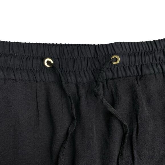 SANDRO Loose Fit Drawstring Trousers Sz 4 + Slight Flaw - Picture 4 of 11